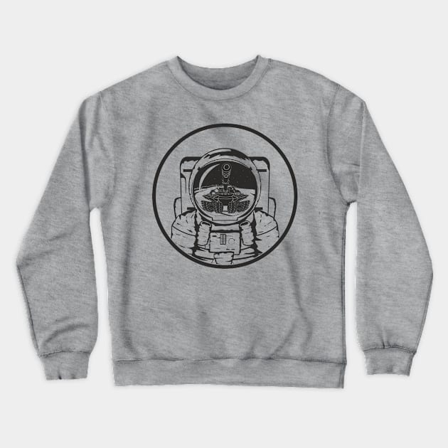 The astronaut met the tank Crewneck Sweatshirt by FAawRay